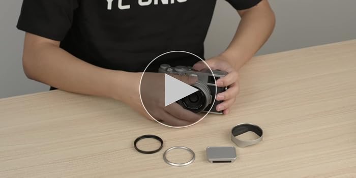 YC ONION レンズフード X100V X100VI ブラック アルミニウム Amazon | YC オニオンレンズフード 富士フイルム X100V X100VI用